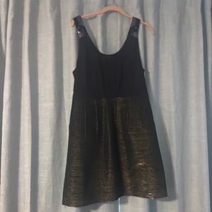 Black and Gold Dress